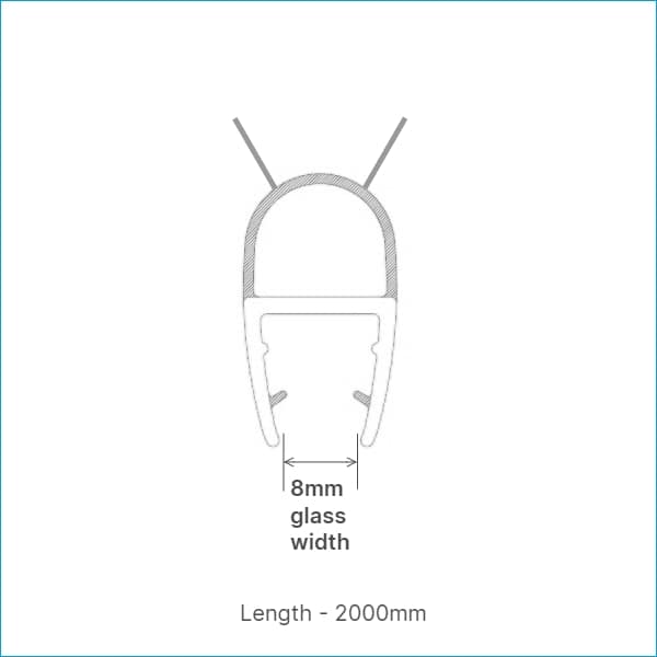 Bumper/Cusion Seal with Flaps dimensions