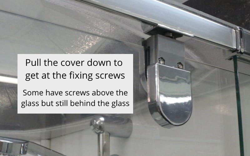 Pivot cover removal - Shower Doors